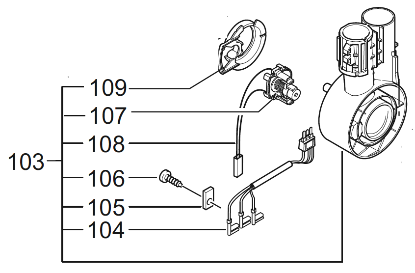 s12pos108b Windsor Vacuum Parts